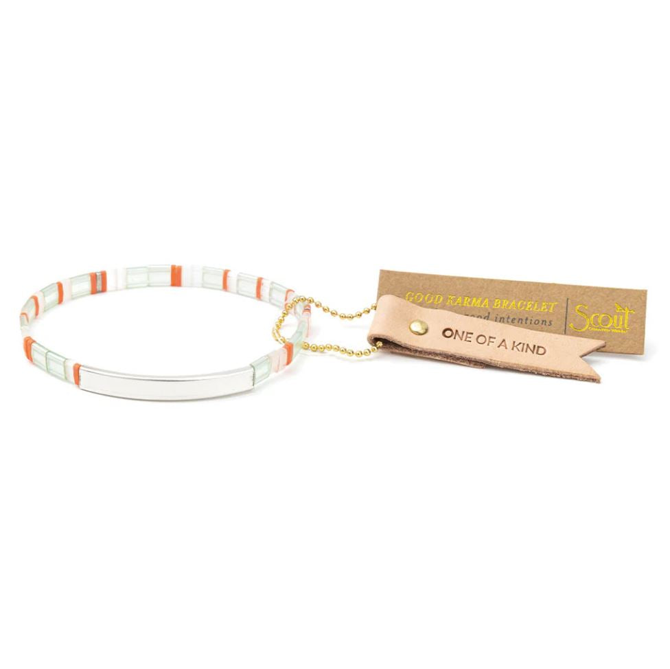 Scout Curated Wears Good Karma Miyuki Bracelet One of a Kind