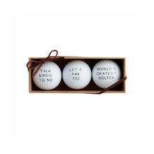 Mud Pie Let's Par Tee Golf Ball Set