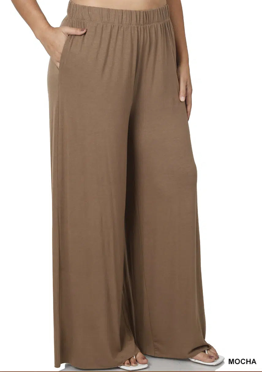 Zenana Wide Leg Pant with Pockets