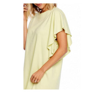 Mud Pie Tristan Ruffle Dress Lime