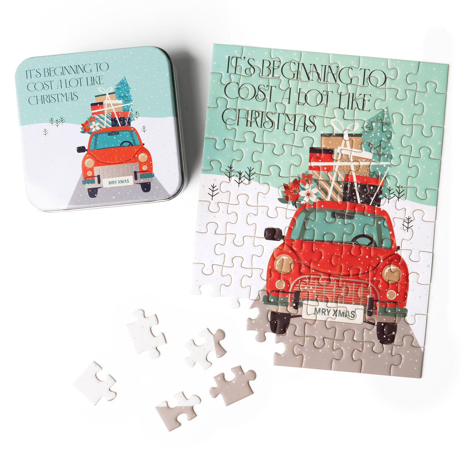 Holiday Mini Puzzle Tins