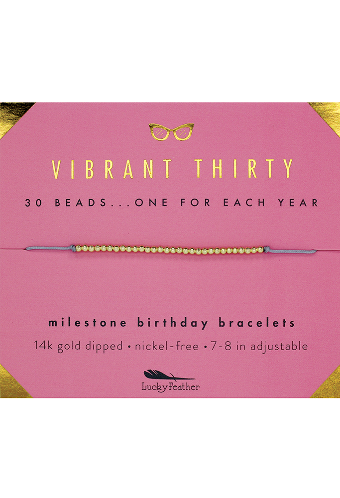 70th Birthday Bracelet | Lovable Keepsake Gifts