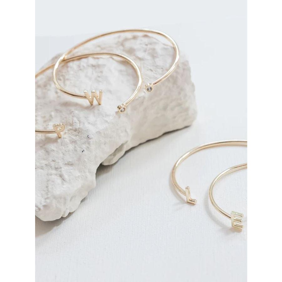 Fashion Gold Tone Cuff Bangle Bracelet Set