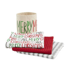 Mud Pie Christmas Basket Towel Set - BeautyOfASite - Central Illinois Gifts, Fashion & Beauty Boutique