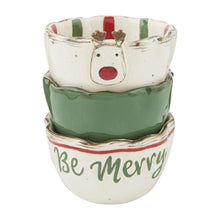 Mud Pie Farmhouse Christmas Stoneware Mini Ramekin Set - BeautyOfASite - Central Illinois Gifts, Fashion & Beauty Boutique