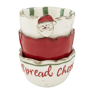 Mud Pie Farmhouse Christmas Stoneware Mini Ramekin Set - BeautyOfASite - Central Illinois Gifts, Fashion & Beauty Boutique