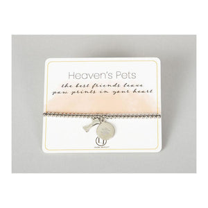 Laura Janelle Silver Bone Heaven's Pets Bracelet